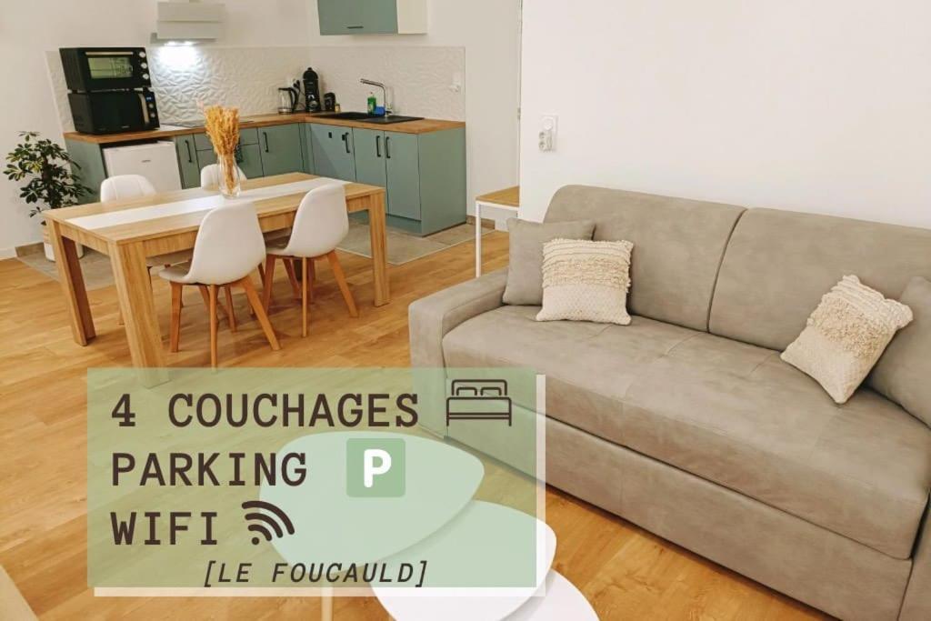 Apartmán Le Foucauld 4 Canapes, Parking, Wifi Lurdy Exteriér fotografie